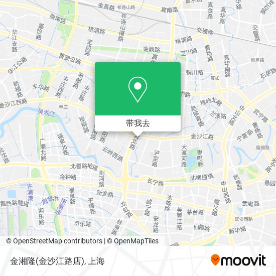 金湘隆(金沙江路店)地图