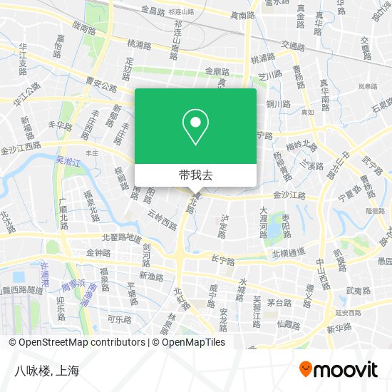 八咏楼地图