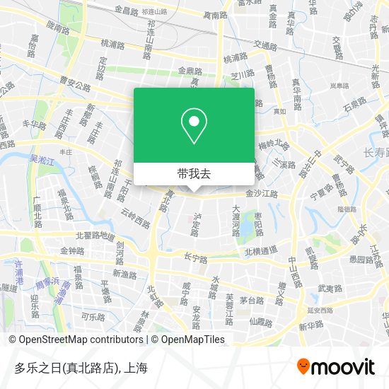 多乐之日(真北路店)地图