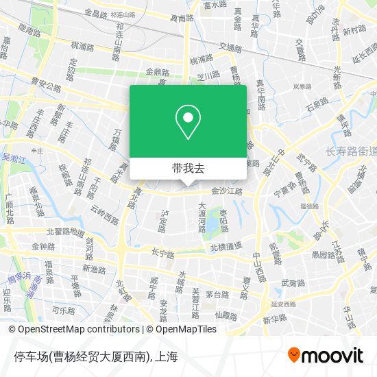 停车场(曹杨经贸大厦西南)地图