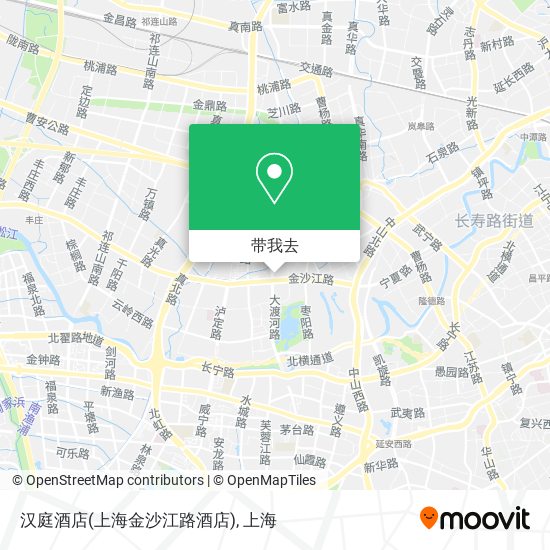 汉庭酒店(上海金沙江路酒店)地图
