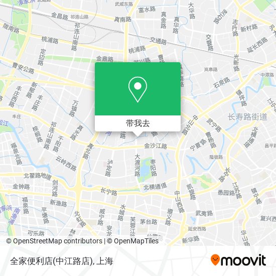 全家便利店(中江路店)地图