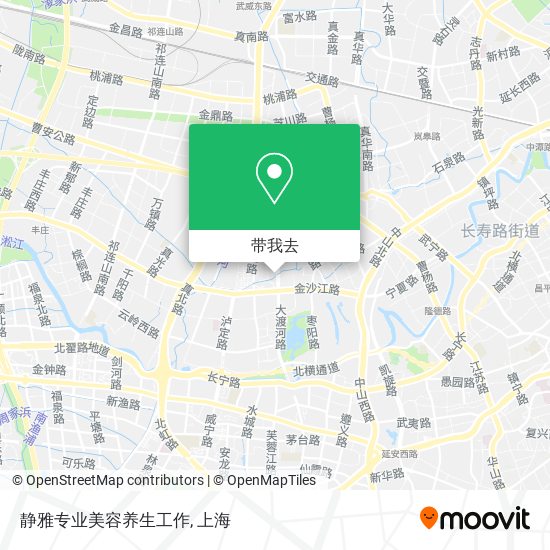 静雅专业美容养生工作地图
