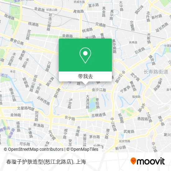 春璇子护肤造型(怒江北路店)地图