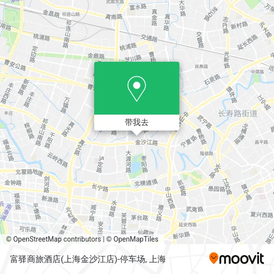 富驿商旅酒店(上海金沙江店)-停车场地图