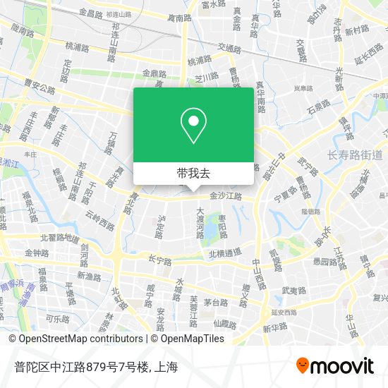 普陀区中江路879号7号楼地图