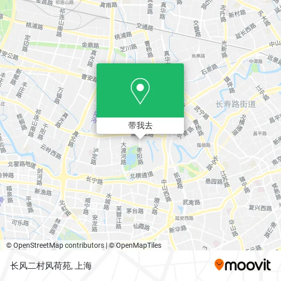 长风二村风荷苑地图