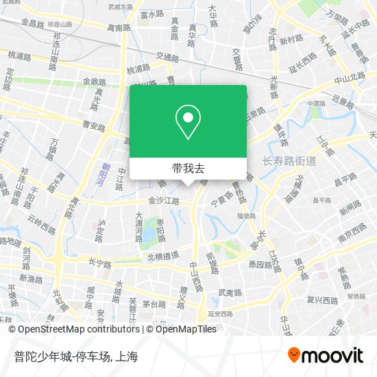 普陀少年城-停车场地图