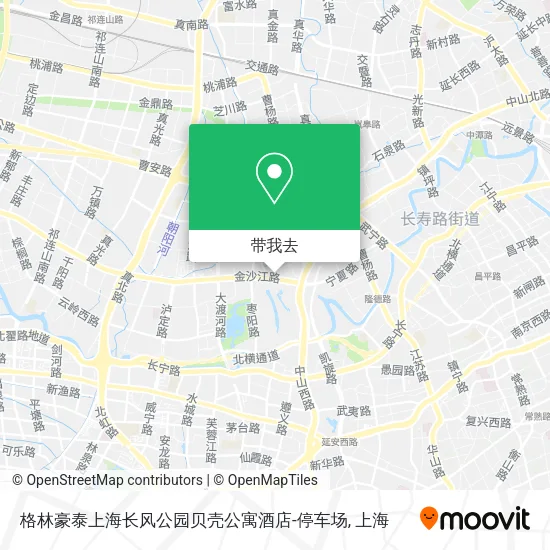 格林豪泰上海长风公园贝壳公寓酒店-停车场地图