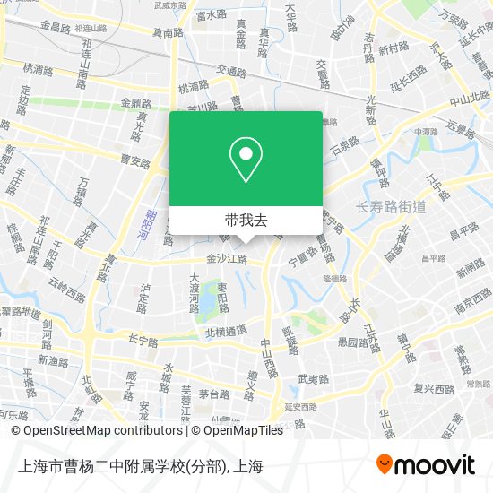 上海市曹杨二中附属学校(分部)地图