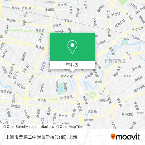 上海市曹杨二中附属学校(分部)地图