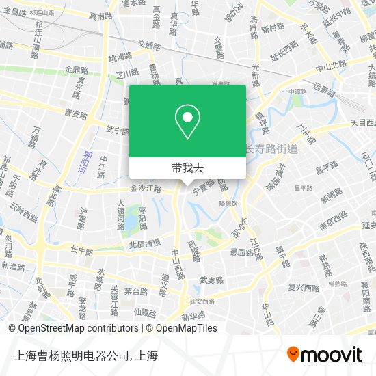 上海曹杨照明电器公司地图