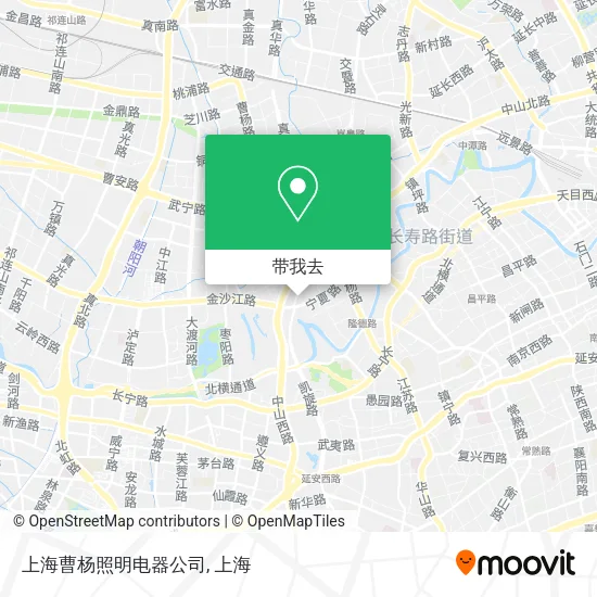 上海曹杨照明电器公司地图