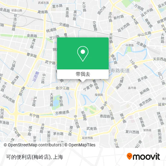 可的便利店(梅岭店)地图