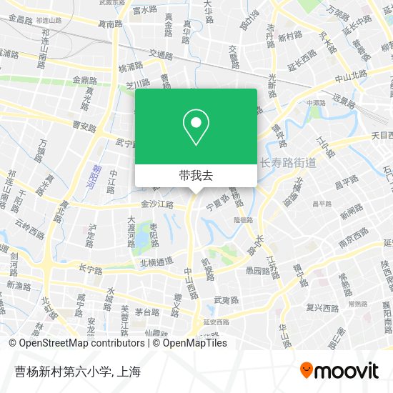 曹杨新村第六小学地图