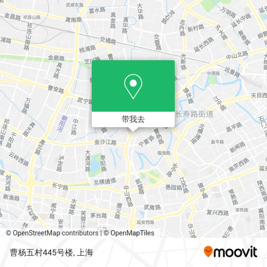 曹杨五村445号楼地图