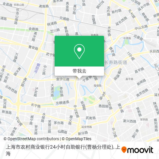 上海市农村商业银行24小时自助银行(曹杨分理处)地图