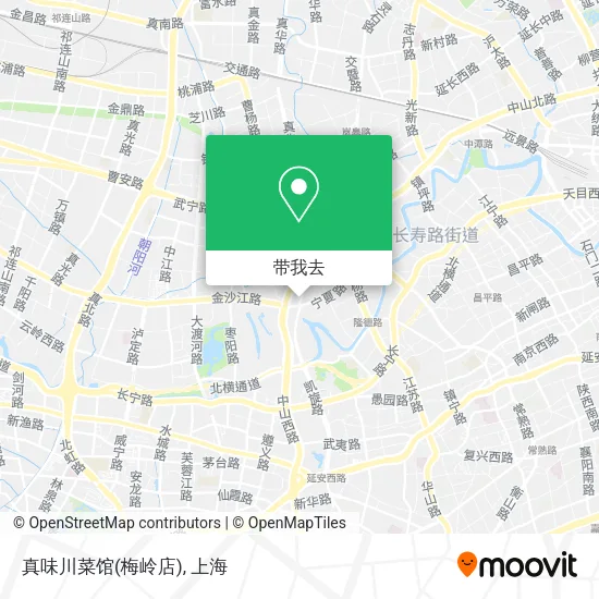 真味川菜馆(梅岭店)地图