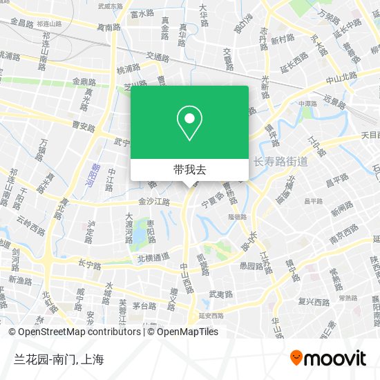 兰花园-南门地图