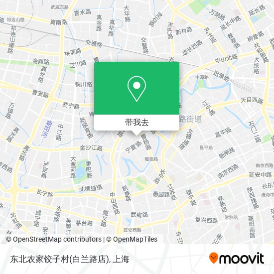 东北农家饺子村(白兰路店)地图