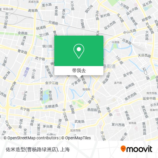 佑米造型(曹杨路绿洲店)地图