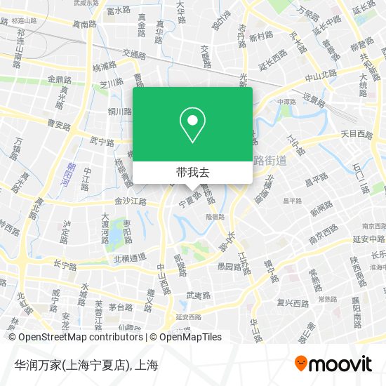华润万家(上海宁夏店)地图