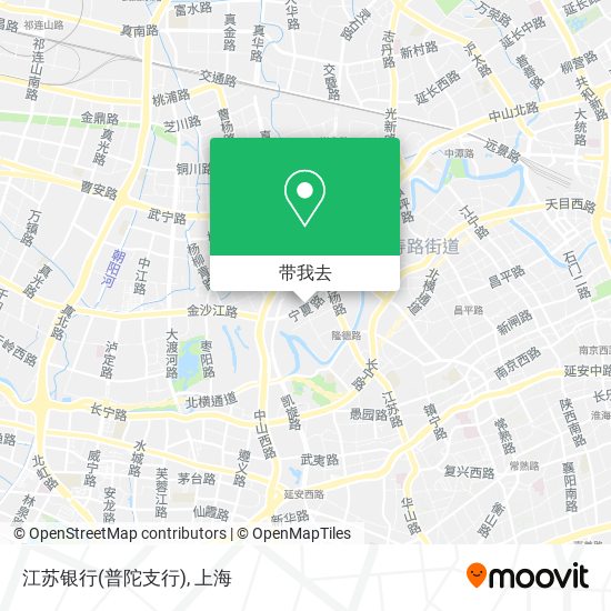 江苏银行(普陀支行)地图