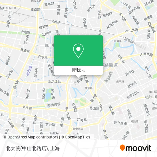 北大荒(中山北路店)地图