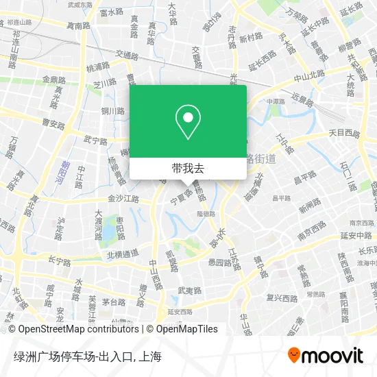 绿洲广场停车场-出入口地图