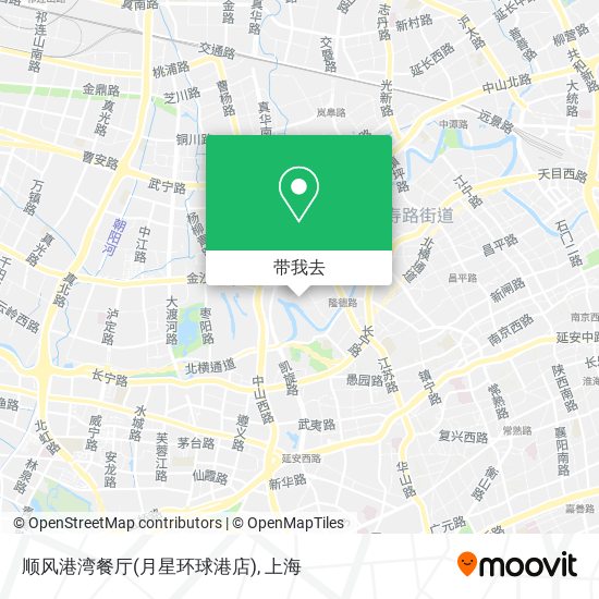 顺风港湾餐厅(月星环球港店)地图