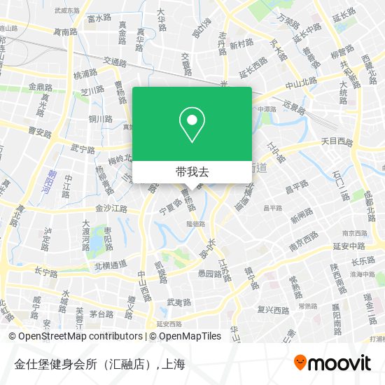 金仕堡健身会所（汇融店）地图