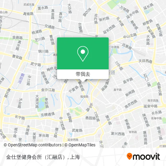 金仕堡健身会所（汇融店）地图