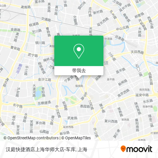汉庭快捷酒店上海华师大店-车库地图