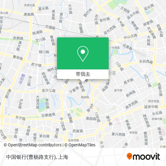中国银行(曹杨路支行)地图