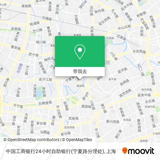 中国工商银行24小时自助银行(宁夏路分理处)地图