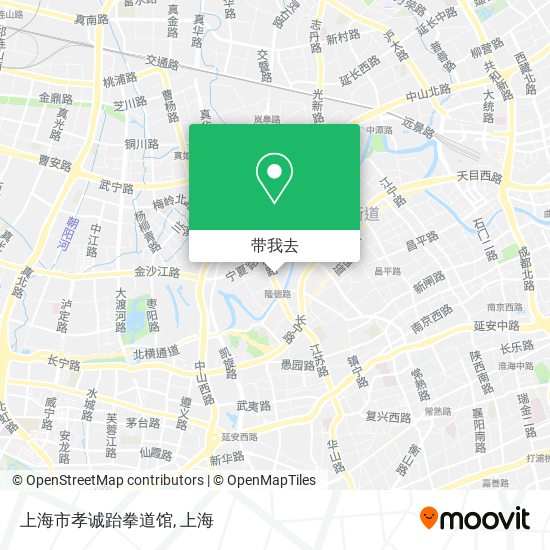 上海市孝诚跆拳道馆地图