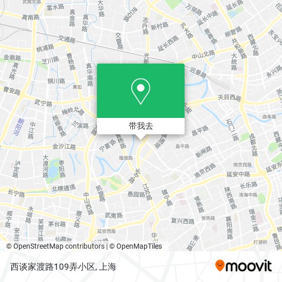 西谈家渡路109弄小区地图