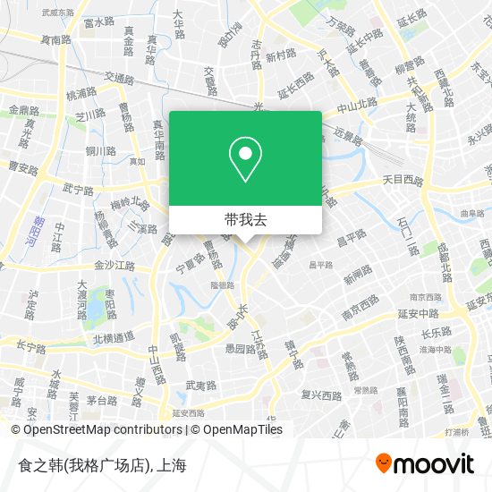 食之韩(我格广场店)地图
