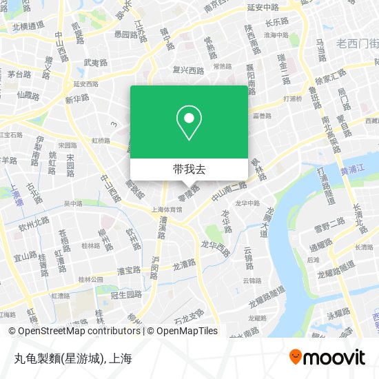丸龟製麵(星游城)地图