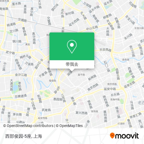 西部俊园-5座地图