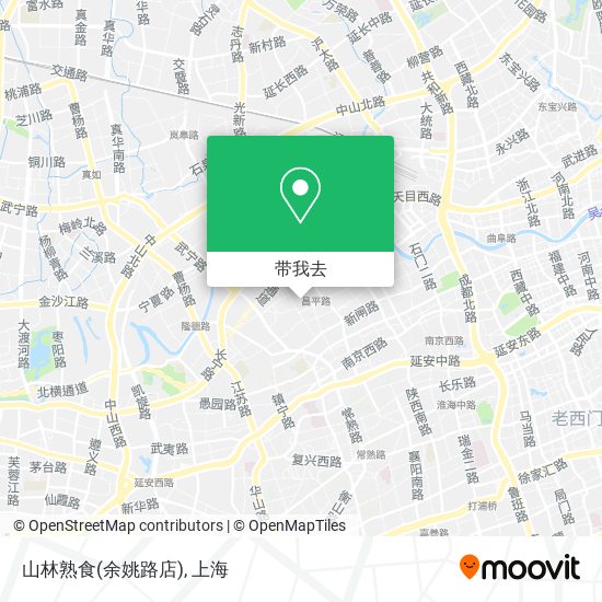 山林熟食(余姚路店)地图