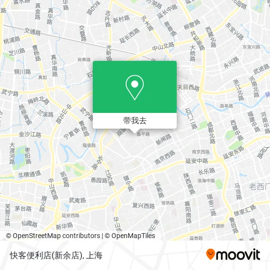 快客便利店(新余店)地图