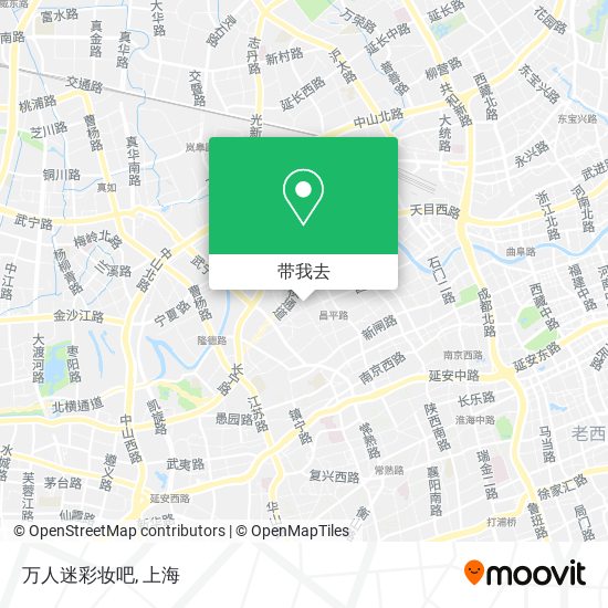 万人迷彩妆吧地图