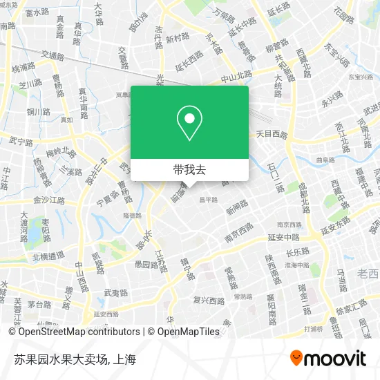 苏果园水果大卖场地图