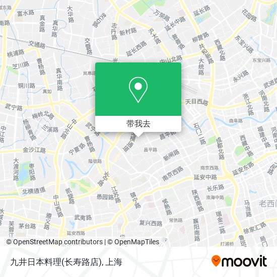 九井日本料理(长寿路店)地图
