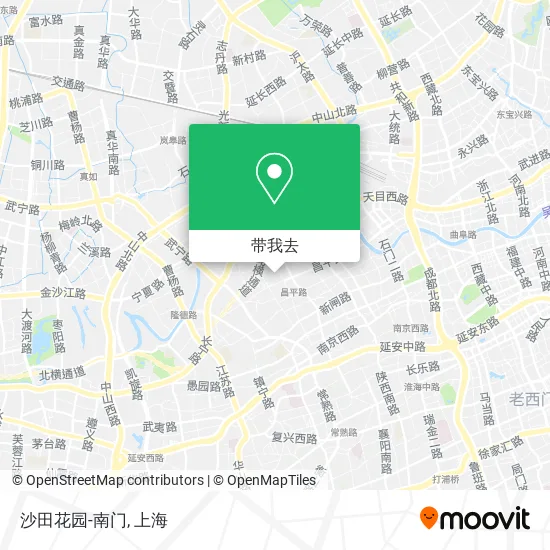 沙田花园-南门地图
