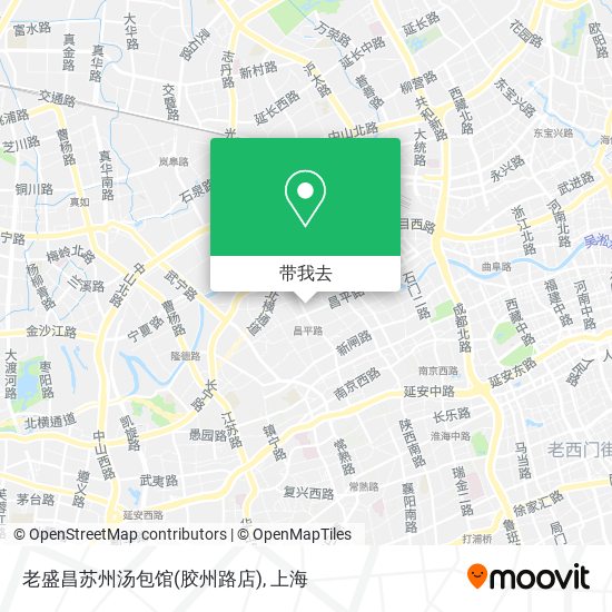 老盛昌苏州汤包馆(胶州路店)地图