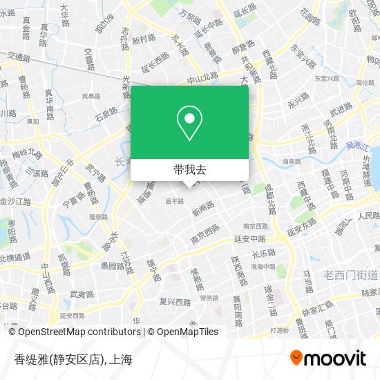 香缇雅(静安区店)地图