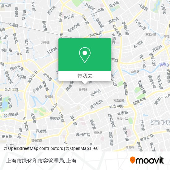 上海市绿化和市容管理局地图