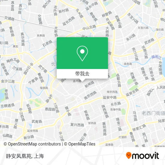 静安凤凰苑地图